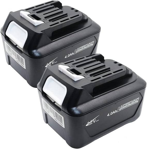 2 X 4.0Ah BL1040B / BL1041B Battery Replace for Makita 12V Max CXT BL1021B BL1020B BL1015 BL1016 for Makita DF031D DF0331D TD110D JR103D JR105D HSS01D HP332D