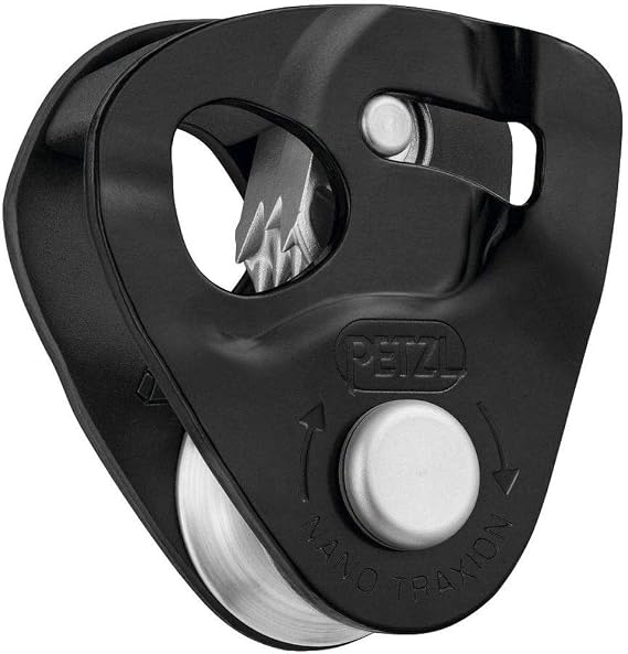 PETZL, Nano Traxion, Pulley Blocker Lightweight High-Performance