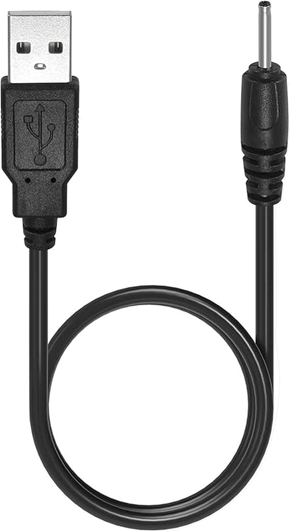 PChero USB to DC 2.0mm Charger Charging Cable for Mini S530 Smallest Invisible Wireless Bluetooth Earbuds Earphones Headphones Headset and Bluetooth Shower Speaker | for Mini S530 Smallest Invisible Wireless Bluetooth Earbuds Earphones Headphones Headset and Bluetooth Shower Speaker