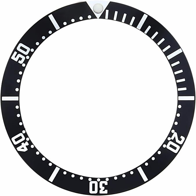 Ewatchparts Bezel Insert Compatible With Omega Seamaster 300M Professional Chronograph 2599.80 Black