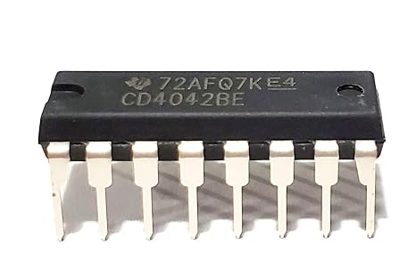 CD4042BE CD4042 CD4042 CMOS Quad Clocked 'D' Latch Breadboard-Friendly IC DIP-16 (Pack of 10)