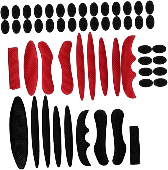 Helmet Padding Inserts, 2 Sets Sponge Cushion Pads for Bike Helmet