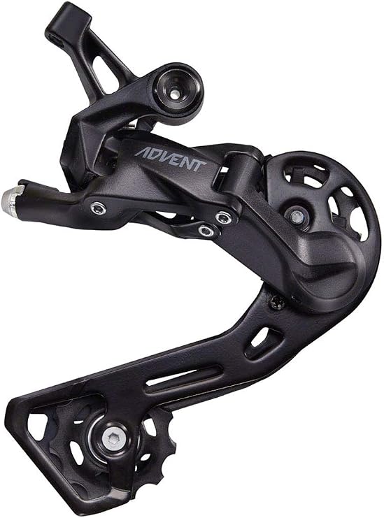 microSHIFT Advent Rear Derailleur - 9 Speed, Medium Cage, Black