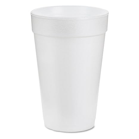 Dart 16oz Foam Cups, Case Of 1000ct, 16J16