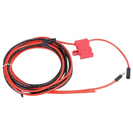 Radio Cable, Power Line Standard Specification Embedded Fuse Type for Motorola HKN4191 HKN4192