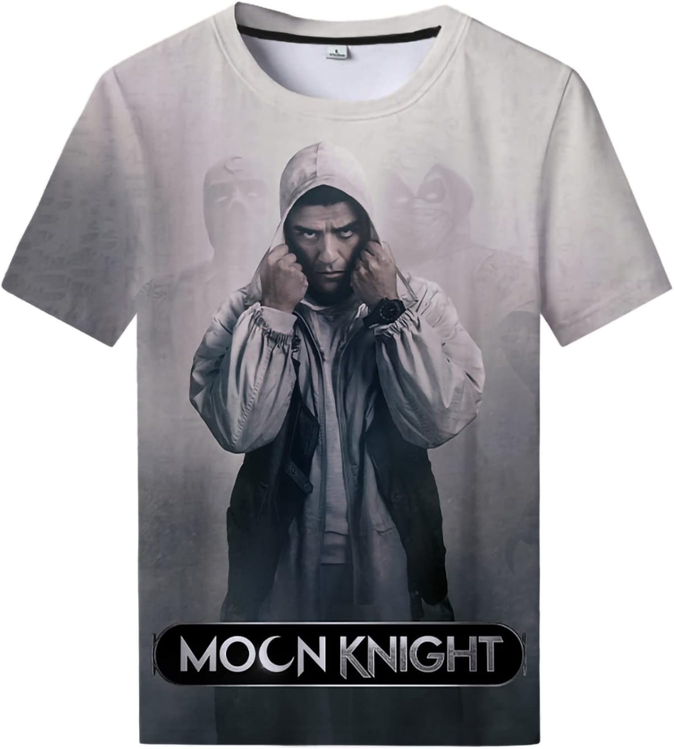 Cool Moonsky Knighte 3D Print T-Shirt Hip Hop Style T-Shirt Men Women Short Sleeve Tops