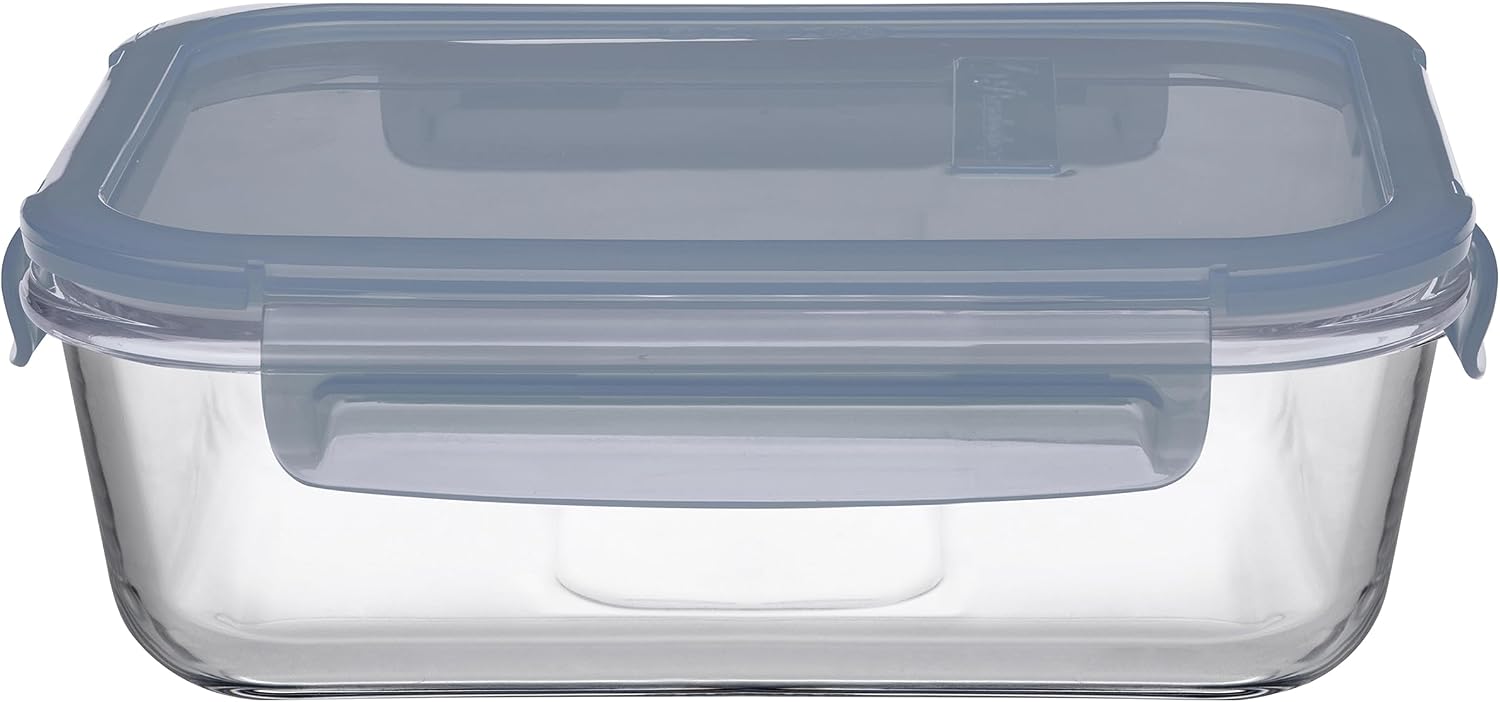 Pasabahce Lockie&Lock Storage Container - Blue Cover - 640 ml