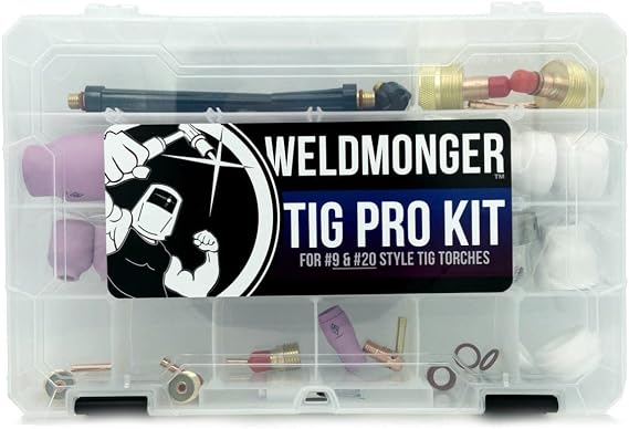 Weldmonger TIG Pro Kit for #9, 20 Style Torches