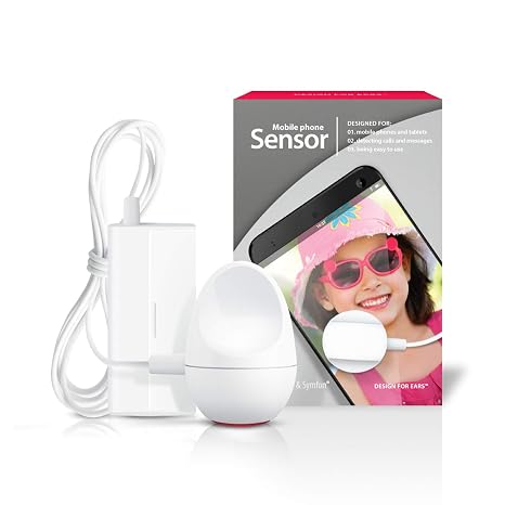 Bellman Mobile Phone Sensor - Alerting Accessory for Hearing Loss | Detects calls and notifications from compatible mobile phones and tablets with reliable wireless smart home alerts.
