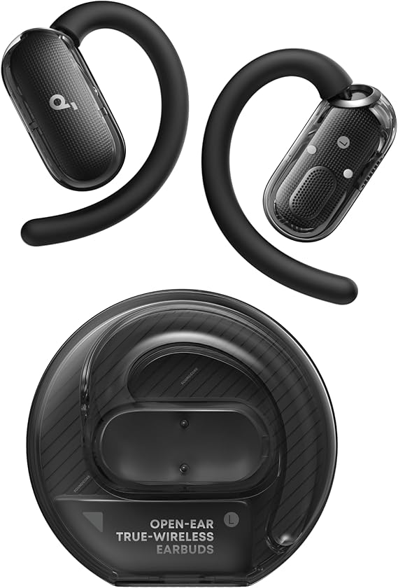 Soundcore V40i by Anker Open Ear Earbuds, Open Ear Headphones True Wireless