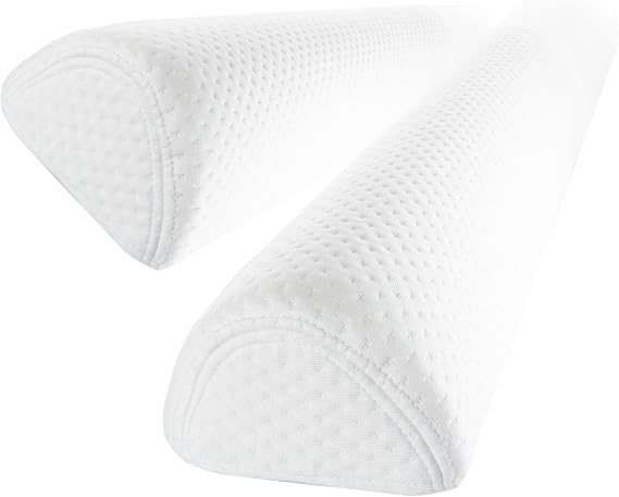 BBjixiang Toddler Bed Bumper, Foam Bed Rail for Toddlers, Bed Rail Bumper for Twin, Full, Queen and King Beds with Washable Cover 2-Pack