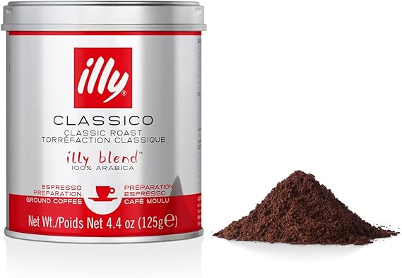Illy 125 Gr Medium Roasted Powdered Coffee