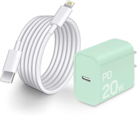 CXX 20W Fast Charger for iPhone 14/13/12 with 6FT Cable [MFi Certified]