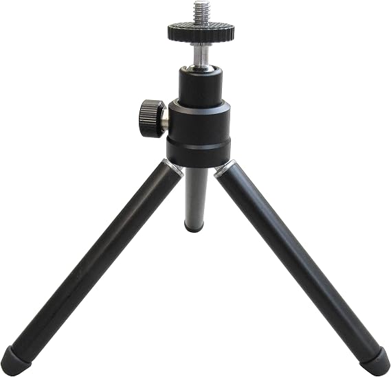 MEE Audio Lightweight Mini Tripod for Webcams and Small Cameras for Video Conference; Flexible, Portable, Compact Web Cam Desk Tabletop Travel Mount Stand for Logitech Webcam C920 C925 C920s C922