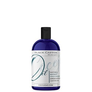 cocojojo Jamaican Black Castor Oil Pure Refined, Cold Pressed 8 oz