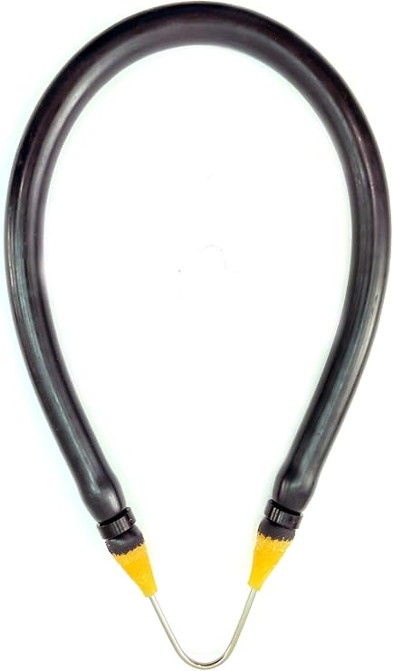 SPEARFISHING WORLD 9/16 Inch (14mm) O.D. Speargun Rubber Bands with Stainless Steel Wishbone Fits Most Spearguns for Spearfishing Freediving & Scuba Diving