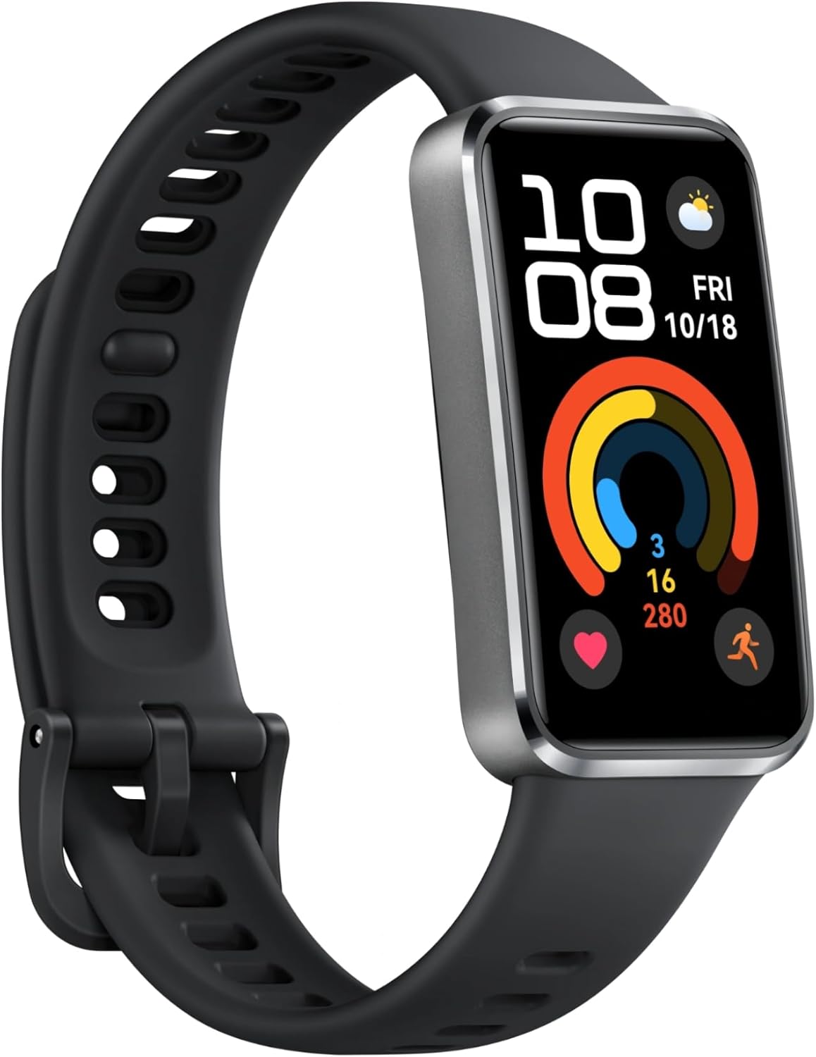 HUAWEI Band 10 Smart Watch – Artificial Intelligence Supported Sports Tracking, Professional Level Sleep Analysis, Sleep Breath Awareness, Up to 14 Days Battery Life, iOS and Android Compatible, Black