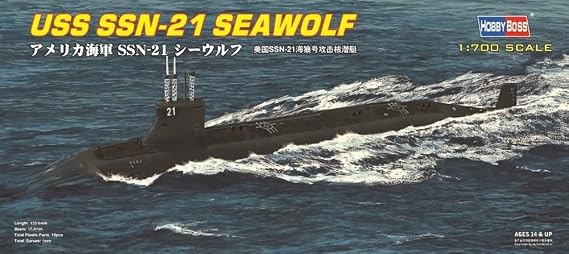 Hobby Boss USS SSN-21 Seawolf Attack Submarine Boat Model Building Kit