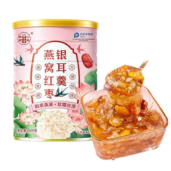 Lotus Root Powder,Tremella Red Jujube Instant Soup Powder,(17.64 oz)