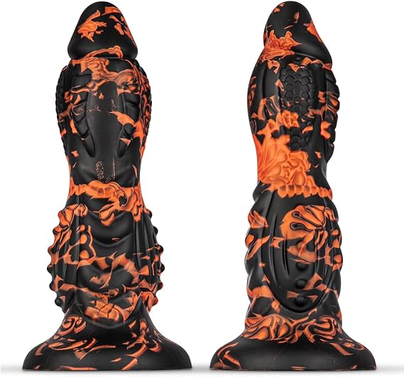 9 Inch Realistic Textured Silicone Toy with Powerful Suction Base TH63838
