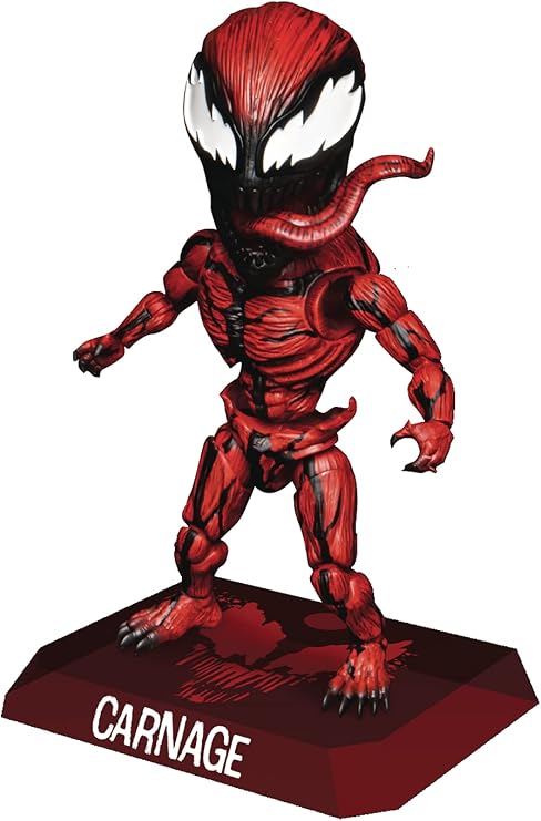 Beast Kingdom Marvel Comics: Carnage EAA-143 Egg Attack Action Figure, Multicolor
