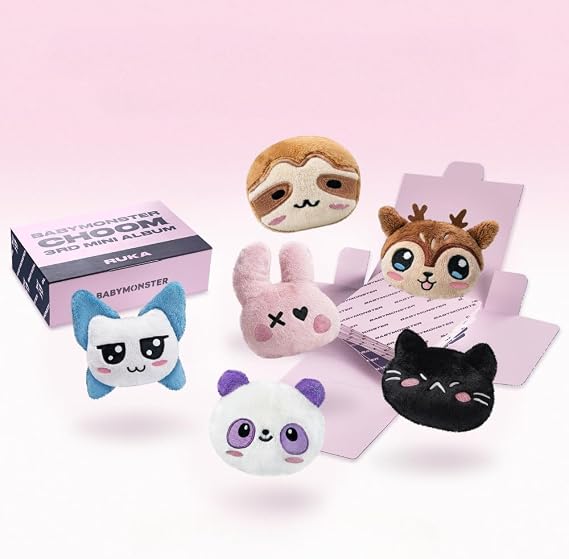 Baby'monster - 3rd Mini Album Choom Plush Keyring version (Ahyeon ver.)