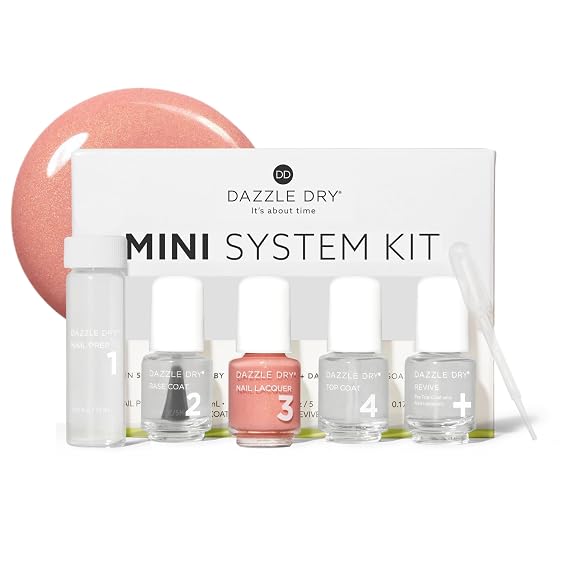 Dazzle Dry Mini Kit Sunset Glow 4 Step System (5 Piece Kit)