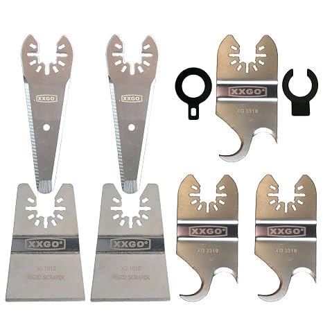 XXGO 7 Pcs Multitool Scraping Cutting Blades Multi Tool Hook Knife Blades | Best For Cutting , Scraping