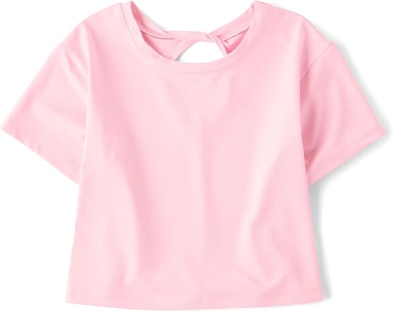 The Children's Place Girls' Atheletic Short Sleeve Tops