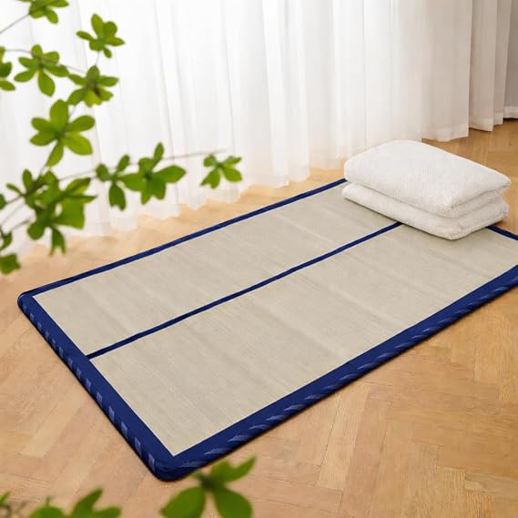 Tatami Mat, Tatami Mattress, Japanese Sleeping Mat Rollup, Full Size, 78x59