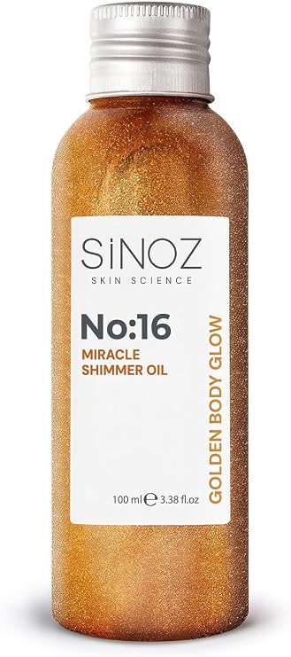 Sinoz No:16 Mucizevi Işıltılı Saç Ve Vücut Bakım Yağı 100 Ml - Parıltılı Nemlendirici Bakım