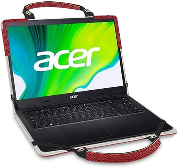 Laptop Case Cover Sleeve for Acer Chromebook 314 C936 C936T C936T-P0TV C936T-C64N C936-C1DM With Portable Bag with Bag Handle,Red