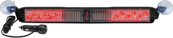 Whelen Engineering SlimLighter Super-LED Light Series - Deck-Dash Light Bar - Red
