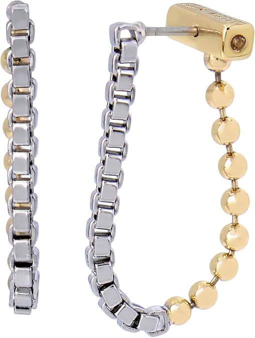 AllSaints Women's Mixed Chain Earrings