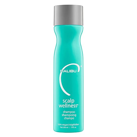 Malibu C Scalp Wellness Hair Shampoo - Sulfate-Free & Moisturizing Shampoo - Nourishing Scalp Care with Sulfate-Free Surfactant Technology (9 oz)