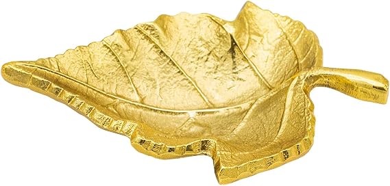 Godinger Candy Dish, Chocolate Dish, Mint Dish, Mini Dish, Gold Leaf, 7X5