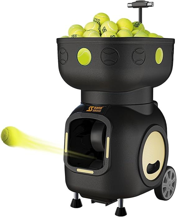 Tennis Ball Machine Large Capacity Battery Remote Control Special seat High Speed, Stable and Ball Protecting (SS-T3)