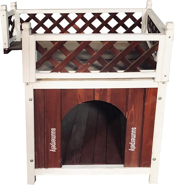 suumerpety Pet crates Cage, Wooden House, Large Cage Outdoor, Cat House