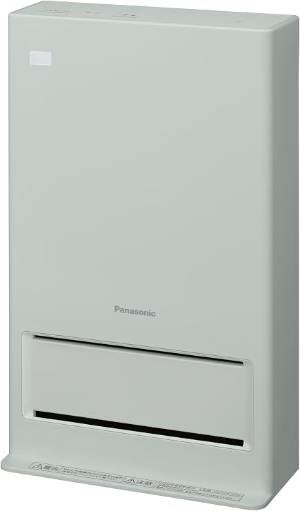 Panasonic DS-FZS1200-G Ceramic Fan Heater, 2 Levels, Single Sensor, Thin Body, Green