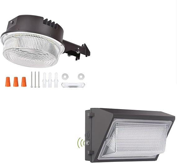 70W LED Barn Light and 100W LED Wall Pack Light