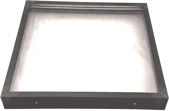 CM3B 24 x 24 Curb Mounted Glass Skylight w/Bronze Insulated Glass, 2" Drop