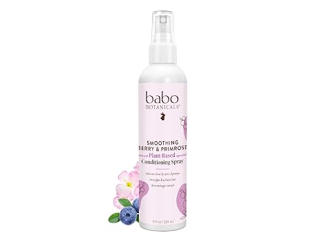 Babo Botanicals, Detangler Instantly Smooth Berry Primrose, 8 Fl Oz