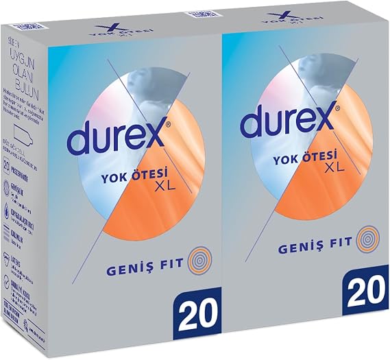 Durex Yok Ötesi Xl 40'lı, Çok Renkli