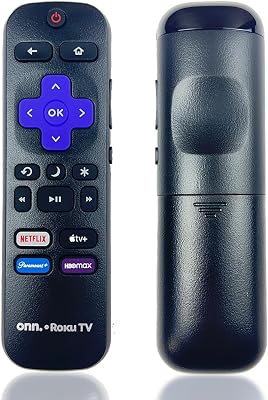 Remote Control with Shortcut Buttons and Volume Keys, Replacement for Roku Streaming Players and TVs Netflix, Apple TV, Paramount & HBOmax