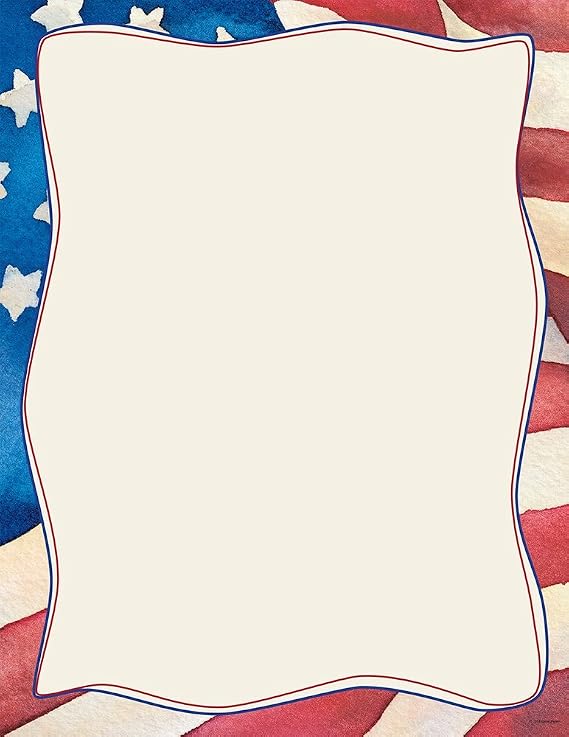 Great Papers! Patriotic Letterhead, 80 Count, 8.5"x11" (2014235)