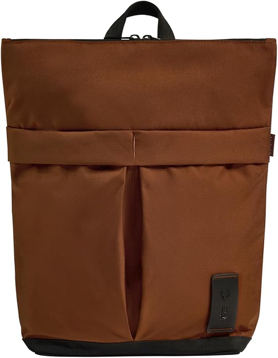 ANTLER Urban Core Zip Top Backpack, 14" Laptop Sleeve, Work Bag, Brown