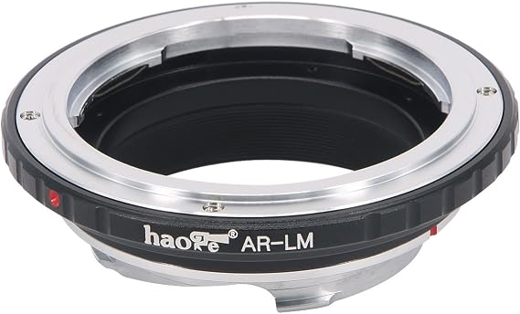 Haoge Lens Mount Adapter for Konica AR Lens to Leica M LM Mount Camera Such as M240, M240P, M262, M3, M2, M1, M4, M5, M6, MP, M7, M8, M9, M9-P, M Monochrom, M-E, M, M-P, M10, M-A