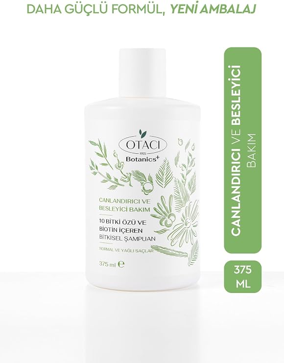 Canlandırıcı & Besleyici Bakım - 10 Bitki Özü Ve Biotin İçeren Bitkisel Şampuan