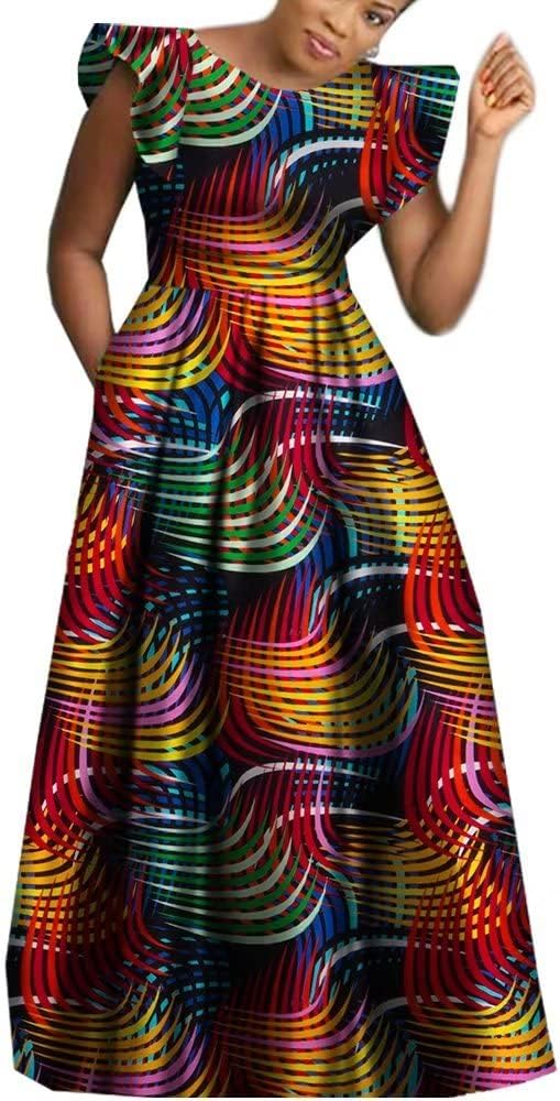 African Traditional Dresses for Women Plus Size Dashiki Print Clothes Ankara Dress
