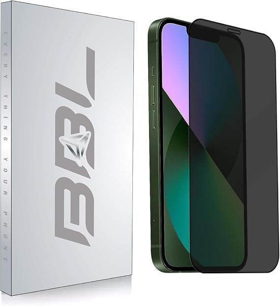 Babilden iPhone 14 Pro Max İle Uyumlu Hayalet Ekran Koruyucu Ultra Şeffaf Yandan Görünmeyen Gizli Full Korumalı Temperli Kırılmaz Cam Koruma